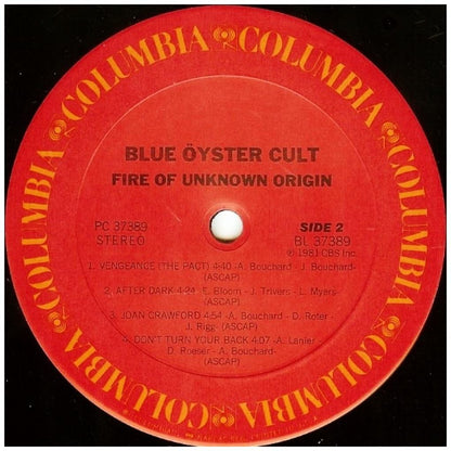 BLUE OISTER CULT - FIRE OF UNKNOWN ORIGIN | VINILO USADO
