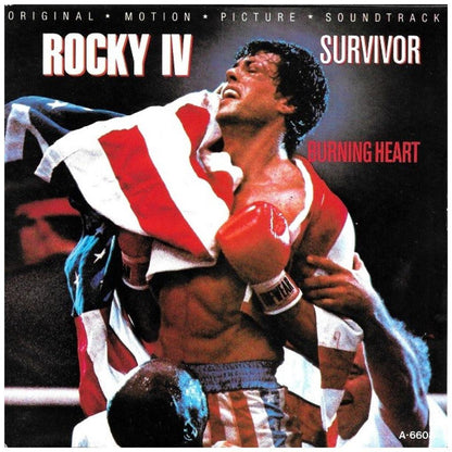 SURVIVOR - BURNING HEART | 7" SINGLE USADO