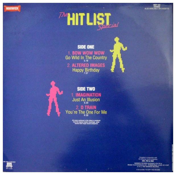 THE HIT LIST - 4 SMASH HITS (EXTENDED VERSIONS) | 12" MAXI SINGLE USADO