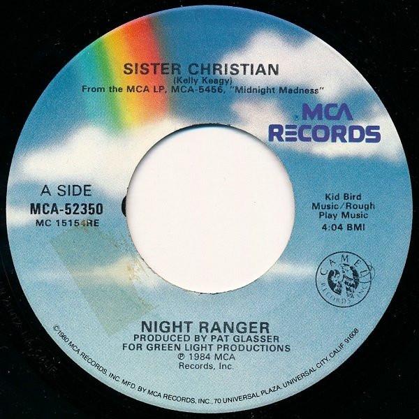 NIGHT RANGER - SISTER CHRISTIAN | 7" SINGLE VINILO USADO