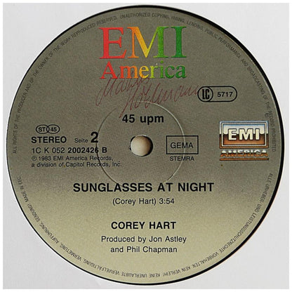 COREY HART - SUNGLASSES AT NIGHT | 12" MAXI SINGLE VINILO USADO