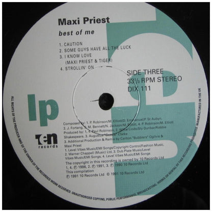 MAXI PRIEST - BEST OF ME (2LP) | VINILO USADO