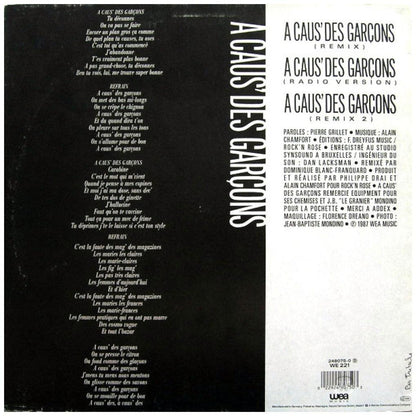 A CAUS' DES GARÇONS - A CAUS' DES GARÇONS | 12'' MAXI SINGLE USADO