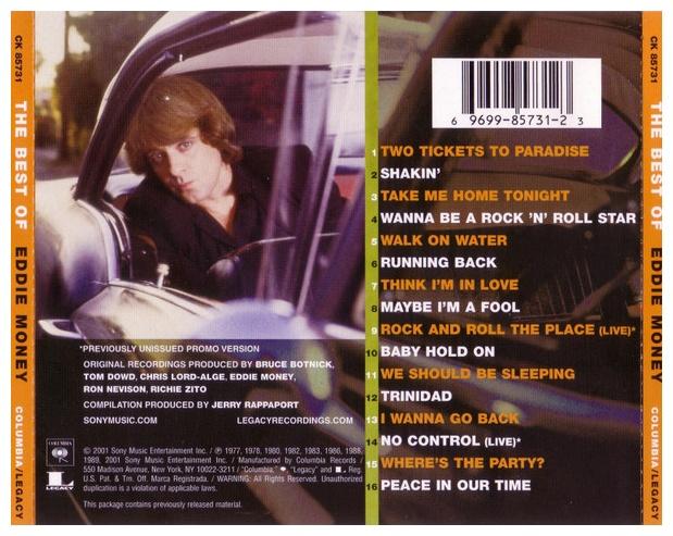 EDDIE MONEY - BEST OF | CD
