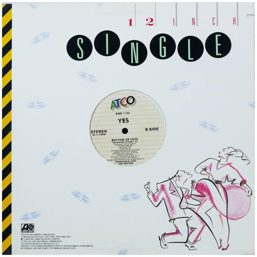 YES  - RHYTHM OF LOVE | 12" MAXI SINGLE USADO