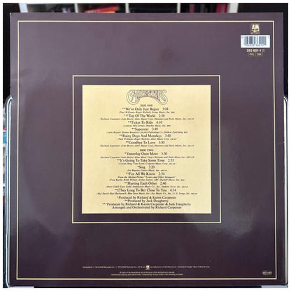 CARPENTERS - THE SINGLES 1969-1973 | VINILO USADO
