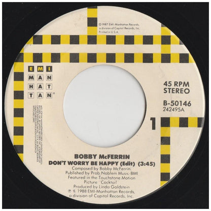 BOBBY McFERRIN - DON'T WORRY BE HAPPY | 7" SINGLE USADO