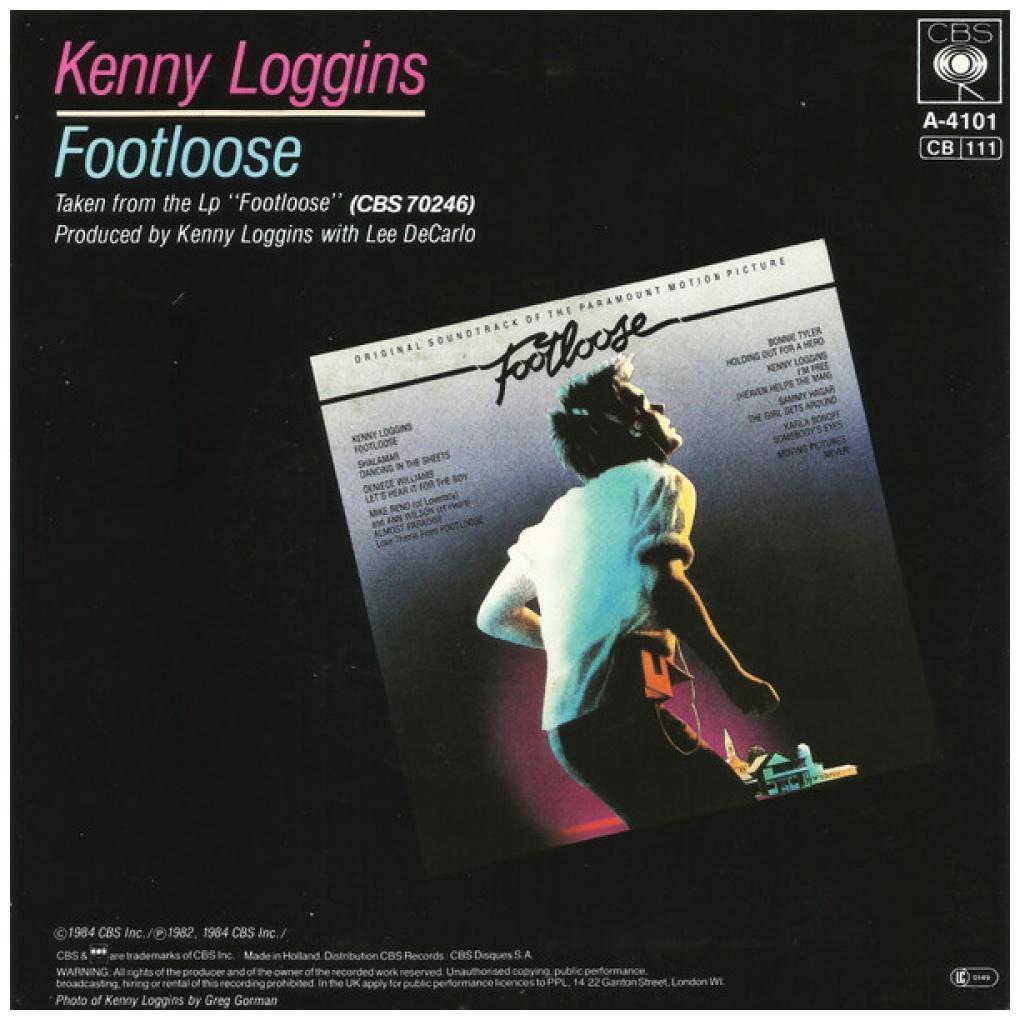 KENNY LOGGINS - FOOTLOOSE | 7" SINGLE USADO