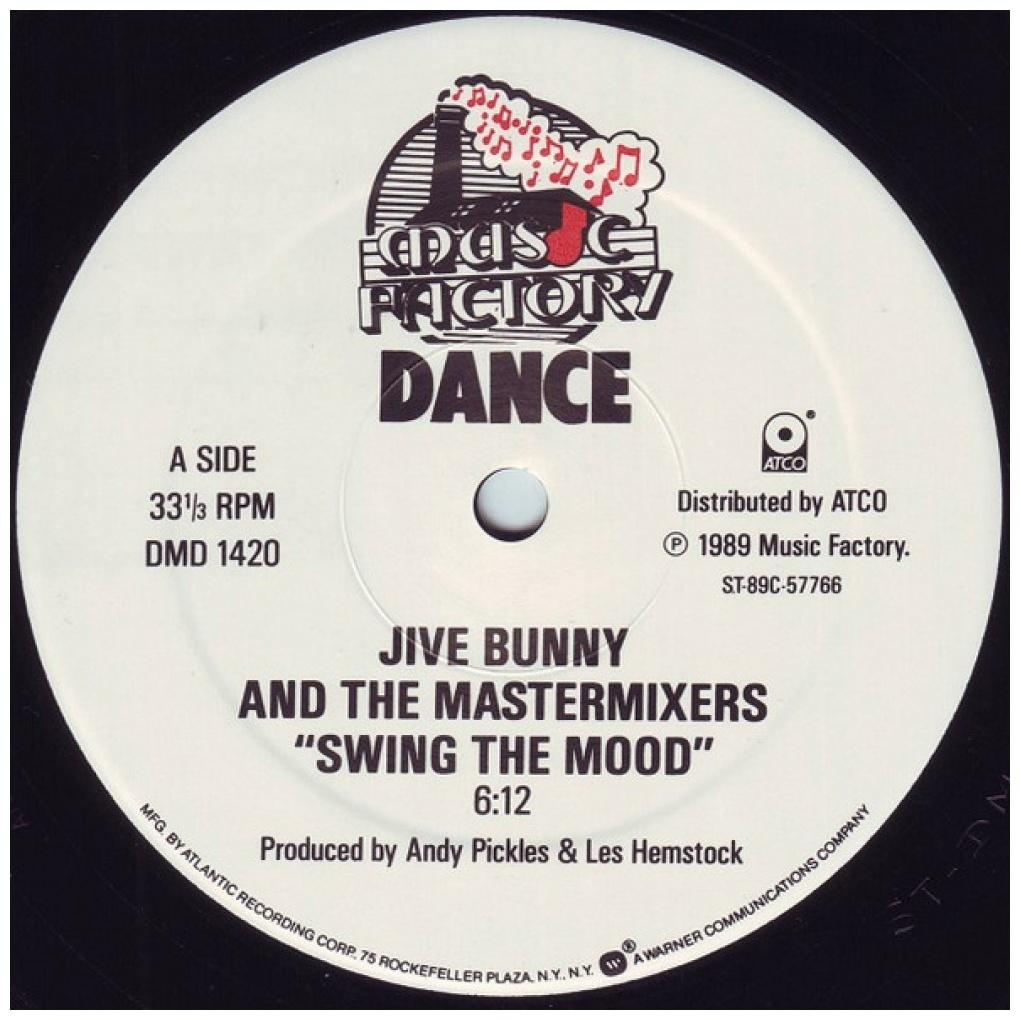 JIVE BUNNY AND THE MASTERMIXES - SWING THE MOOD | 12'' MAXI SINGLE USADO