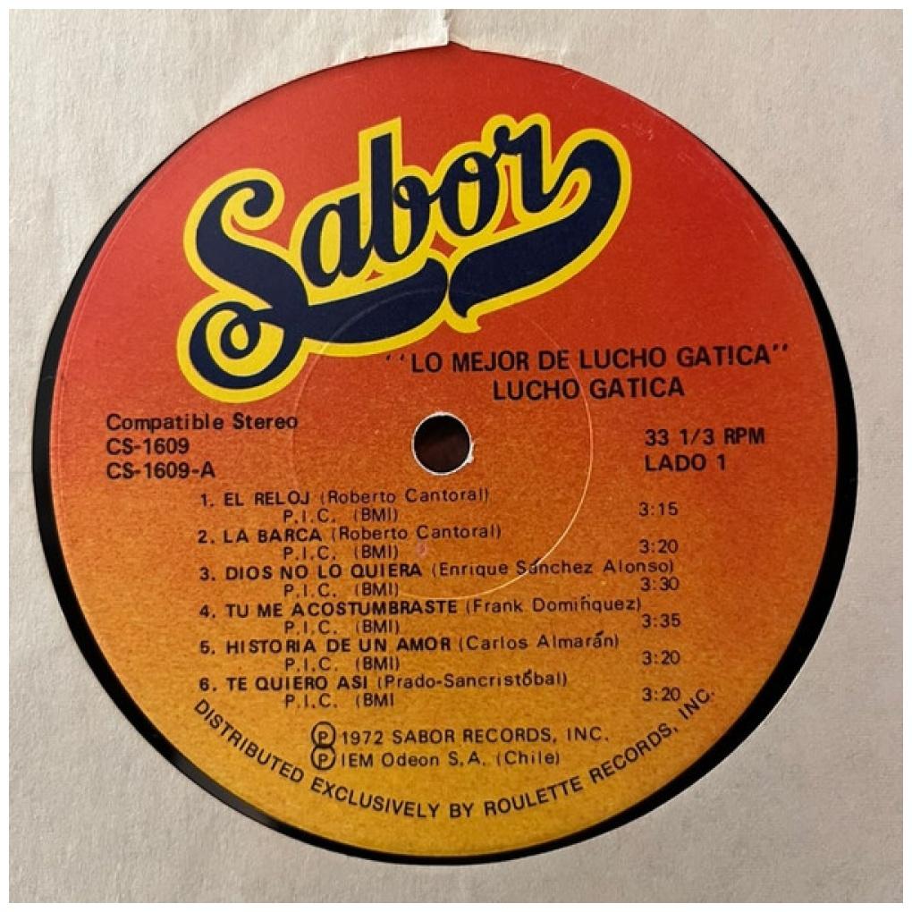 LUCHO GATICA - LO MEJOR | VINILO USADO