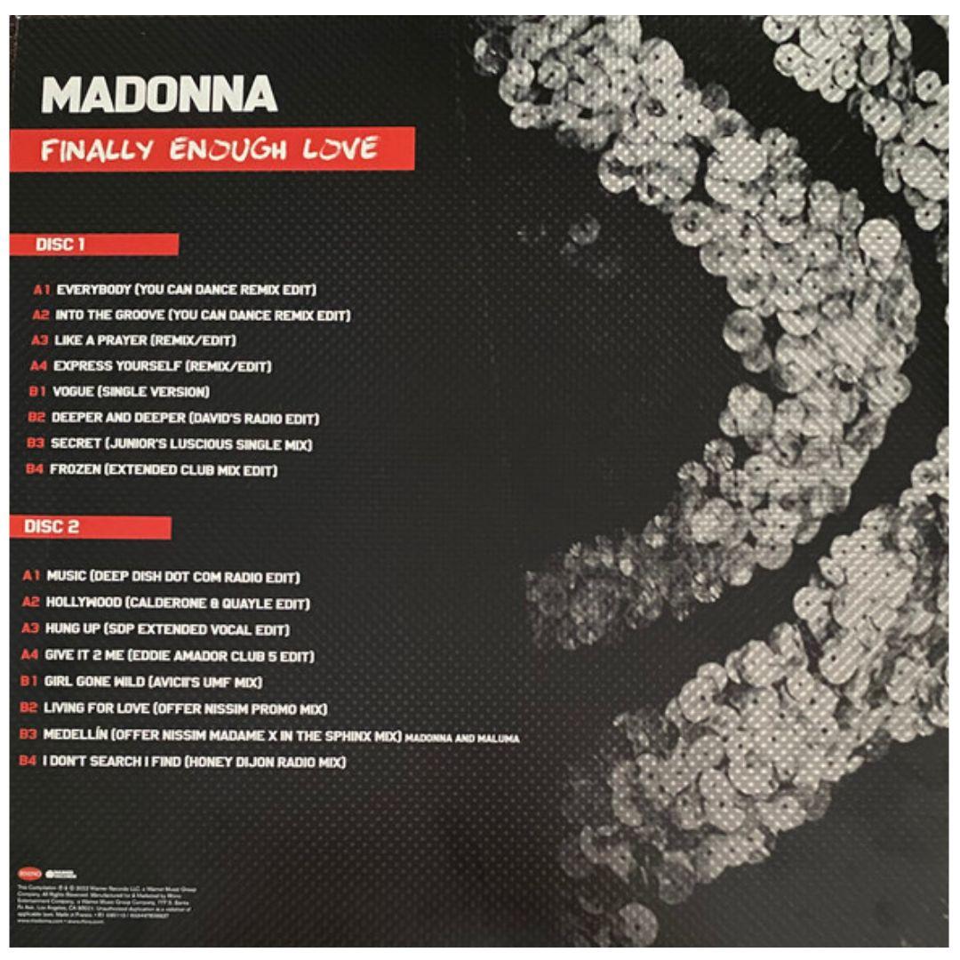 MADONNA - FINALLY ENOUGH LOVE 1S REMIXED (2LP) | VINILO