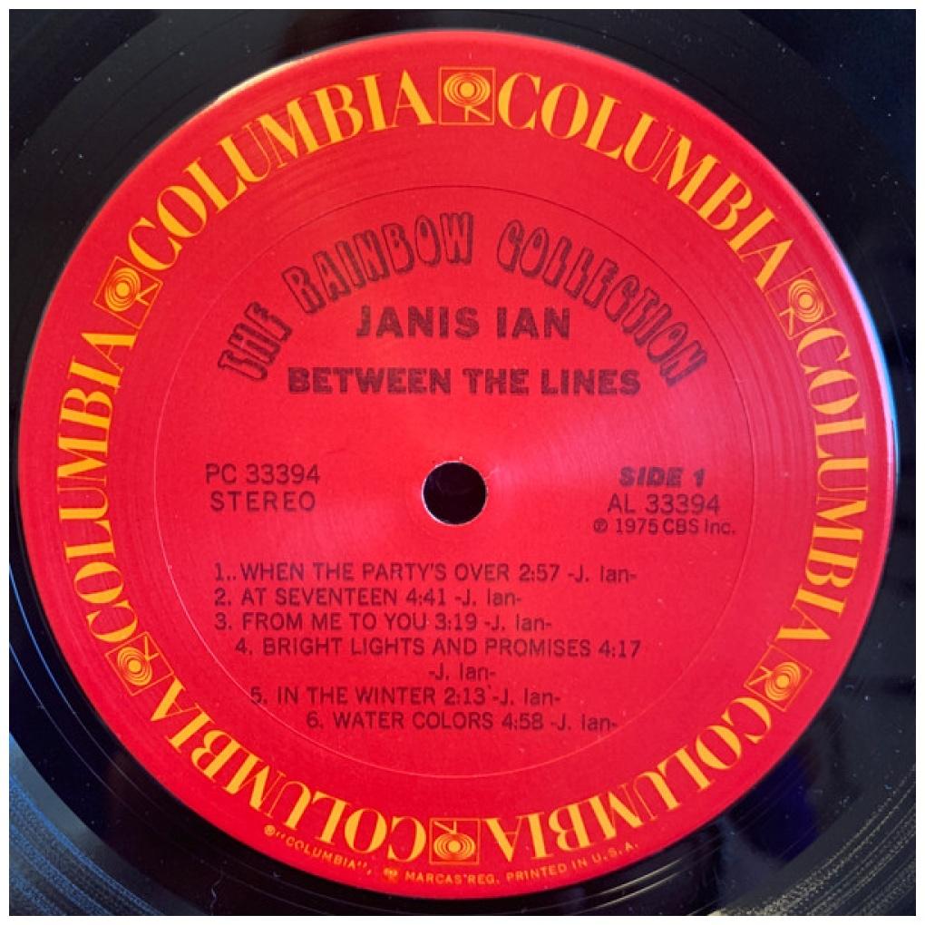 JANIS IAN - BETWEEN THE LINES (VDE-NUEVO-SELLADO) | VINILO