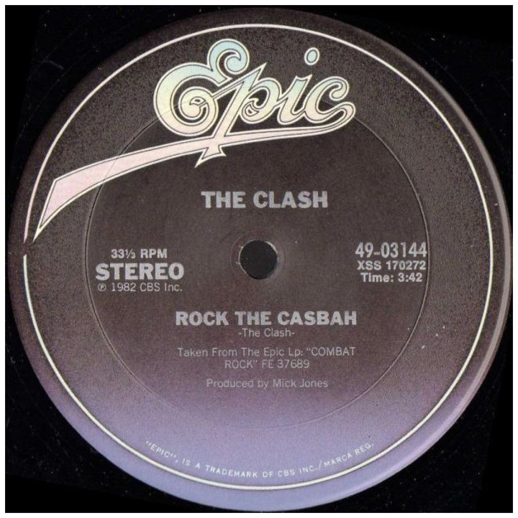 CLASH - ROCK THE CASBAH/MUSTAPHA DANCE | 12'' MAXI SINGLE USADO