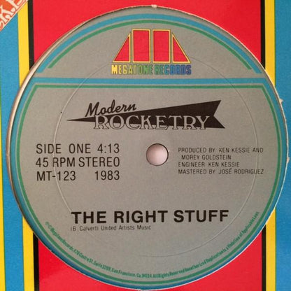 MODERN ROCKETRY - THE RIGHT STUFF | 12" MAXI SINGLE USADO