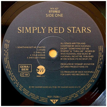 SIMPLY RED - STARS | VINILO USADO