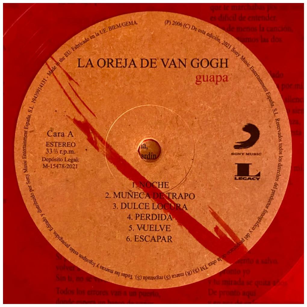 LA OREJA DE VAN GOGH - GUAPA (2LP) (VINYL COLOR) | VINILO