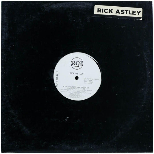 RICK ASTLEY  - SHE WANTS TO DANCE WITH ME | 12" MAXI SINGLE USADO