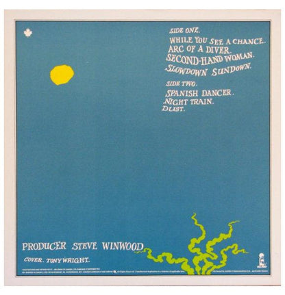 STEVE WINWOOD - ARC OF A DIVER | VINILO USADO