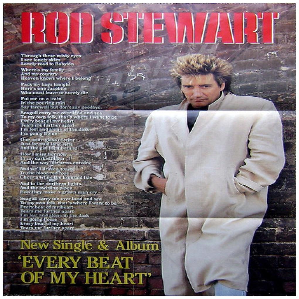 ROD STEWART - EVERY BEAT OF MY HEART | VINILO USADO