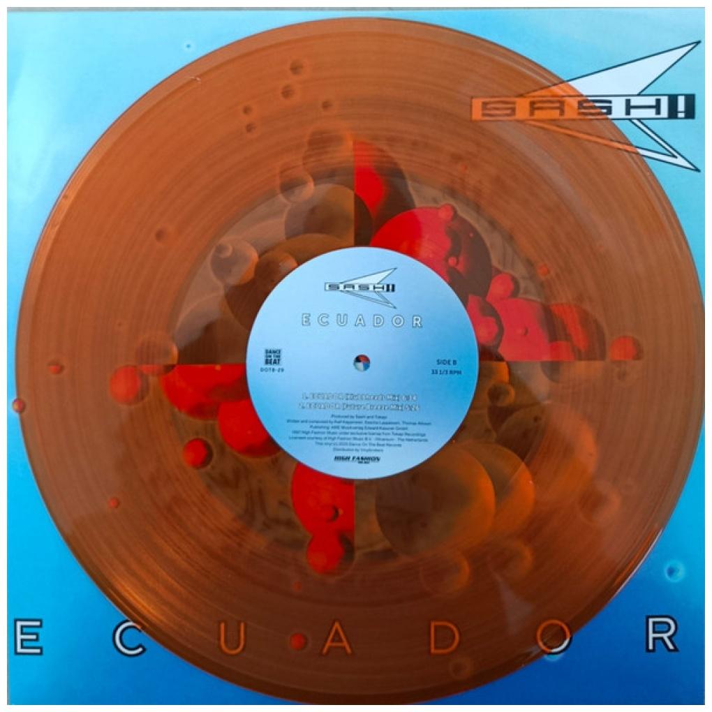 SASH! FEAT. RODRIGUEZ - ECUADOR (ORANGE CLEAR VINYL) | 12'' MAXI SINGLE