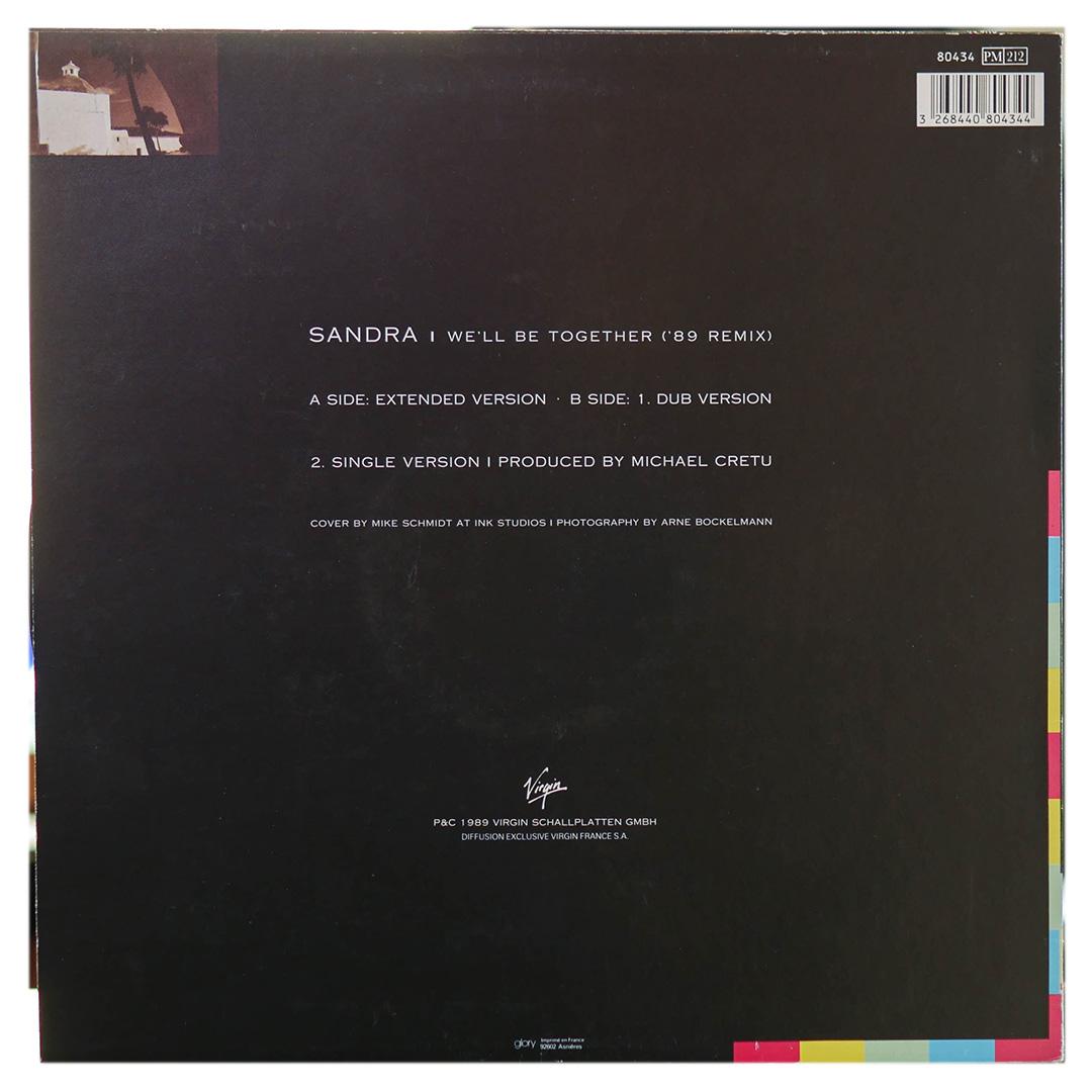 SANDRA - WE LL BE TOGETHER | 12" MAXI SINGLE USADO