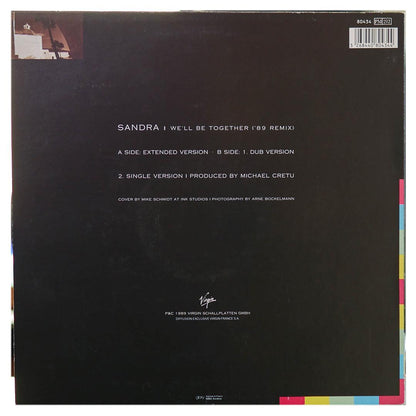 SANDRA - WE LL BE TOGETHER | 12" MAXI SINGLE USADO