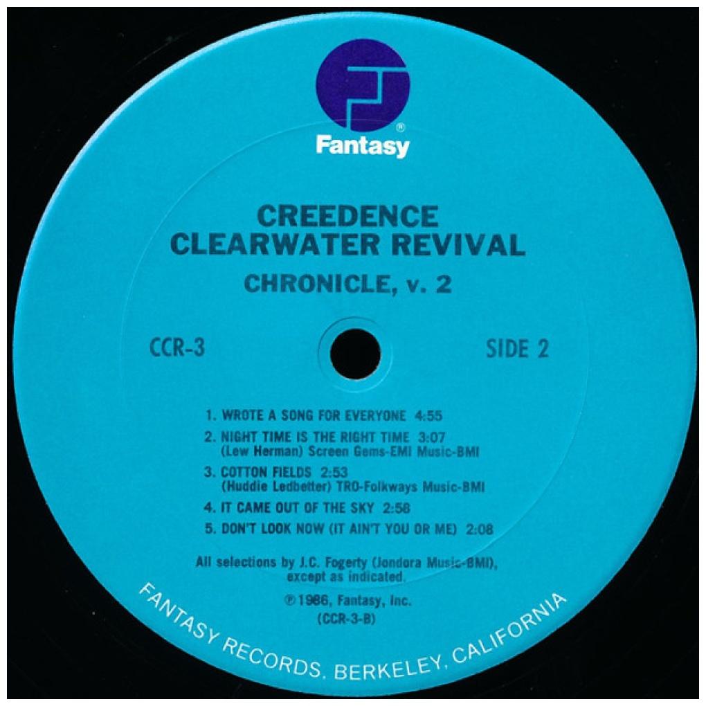 CREEDENCE CLEARWATER REVIVAL - CHRONICLE VOL. 2 (2LP) | 7" SINGLE USADO
