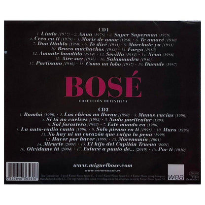 MIGUEL BOSE - COLECCION DEFINITIVA (2CD) | CD