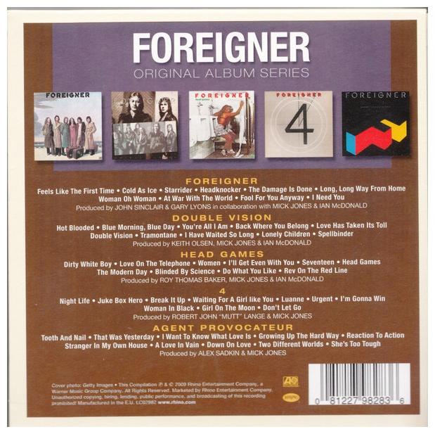 FOREIGNER - ORIGINAL ALBUM SERIES (5CD) | CD