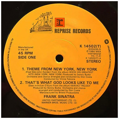 FRANK SINATRA - NEW YORK NEW YORK/L.A. IS MY LADY | 12'' MAXI SINGLE USADO