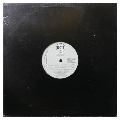 RICK ASTLEY  - WHENEVER YOU NEED SOMEBODY | 12" MAXI SINGLE USADO