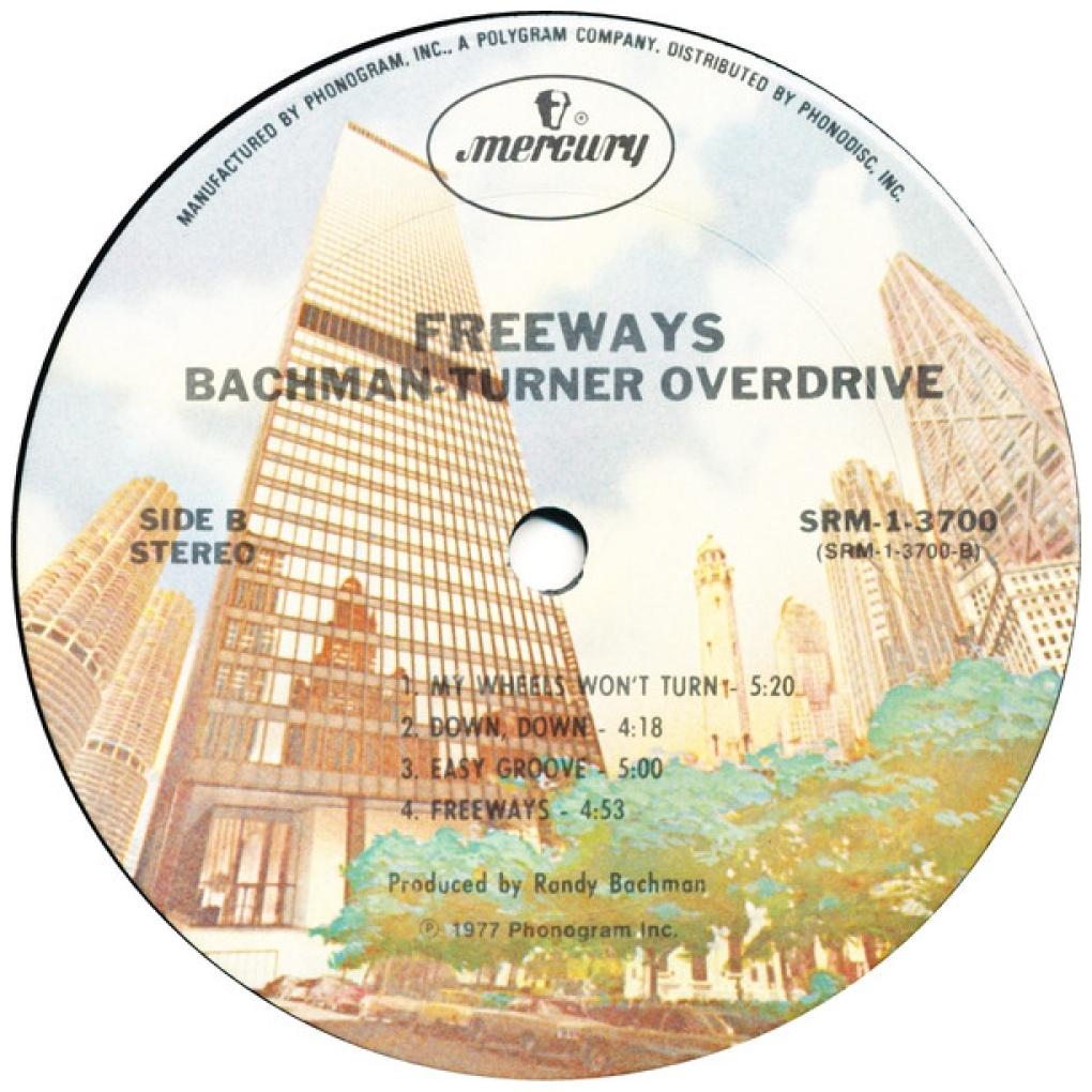 BUCHMAN TURNER OVERDRIVE - FREEWAYS | 7" SINGLE USADO