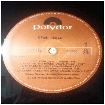 OPUS - SOLO | VINILO USADO