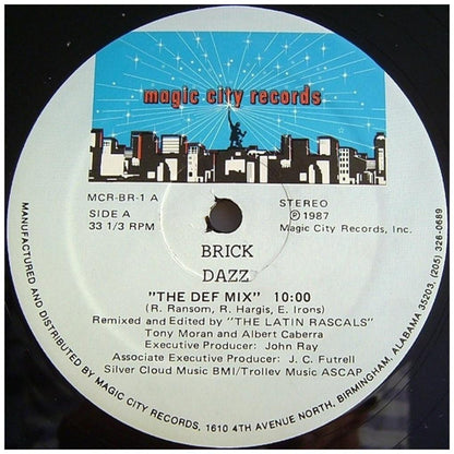 BRICK - DAZZ (THE DEF REMIX 87) | 12" MAXI SINGLE VINILO USADO