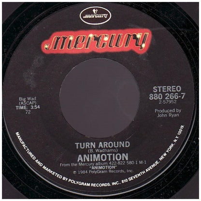 ANIMOTION - OBSESSION | 7" SINGLE USADO