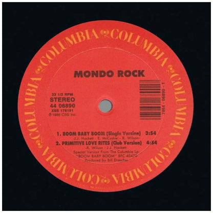 MONDO ROCK - PRIMITIVE LOVE RITES (CLUB VERSION) | 12'' MAXI SINGLE USADO
