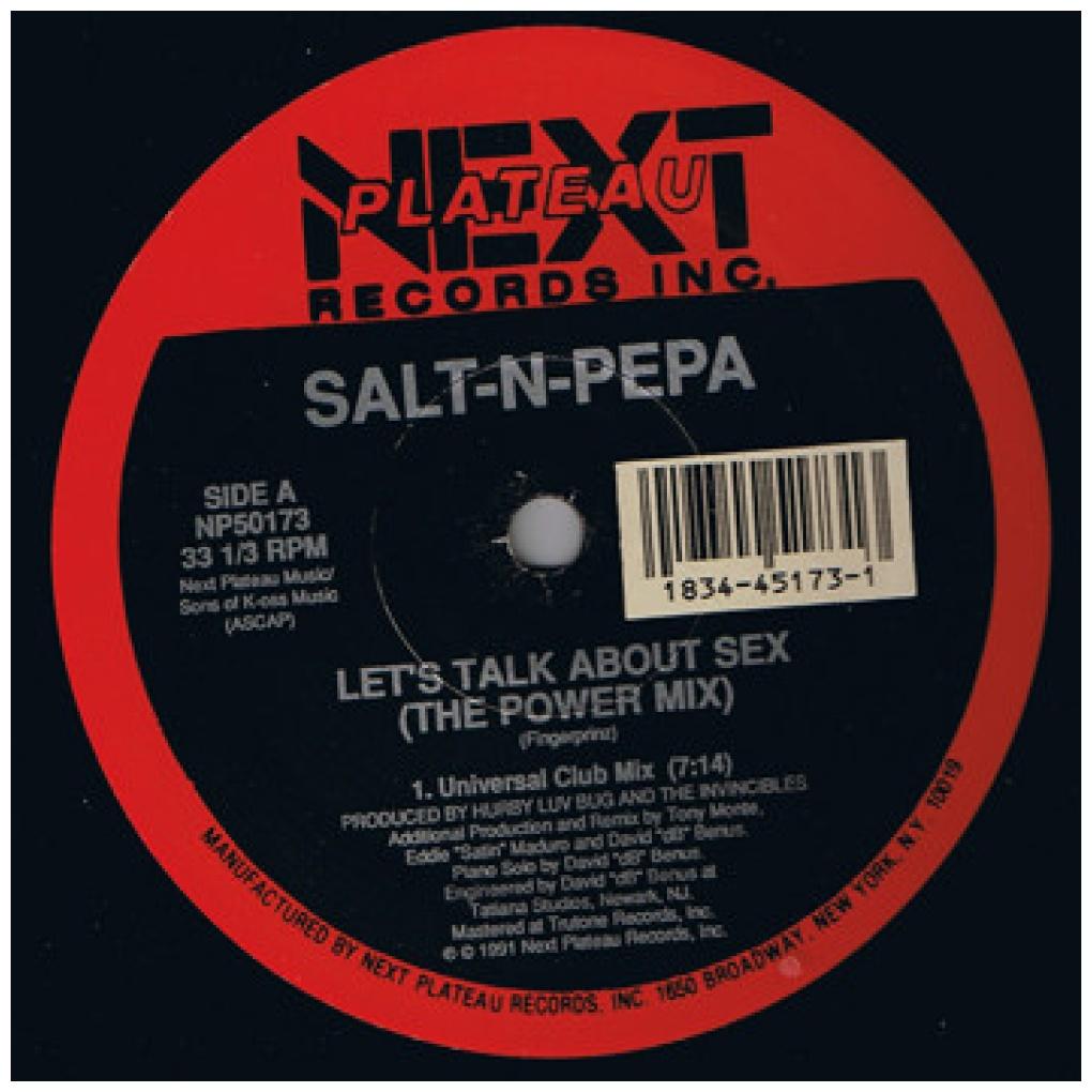 SALT-N-PEPA - LET'S TALK ABOUT SEX | 12'' MAXI SINGLE USADO