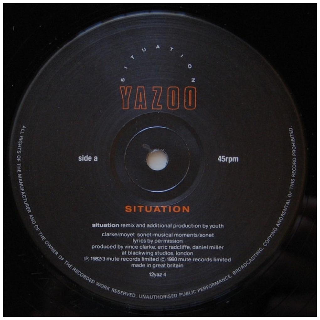 YAZOO - SITUATION (REMIX) | 12'' MAXI SINGLE USADO