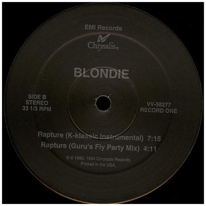 BLONDIE - RAPTURE (ORIGINAL + 90'S REMIXES) (2LP) | 12'' MAXI SINGLE USADO