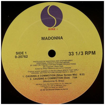 MADONNA - COUSING A COMMOTION | 12'' MAXI SINGLE USADO