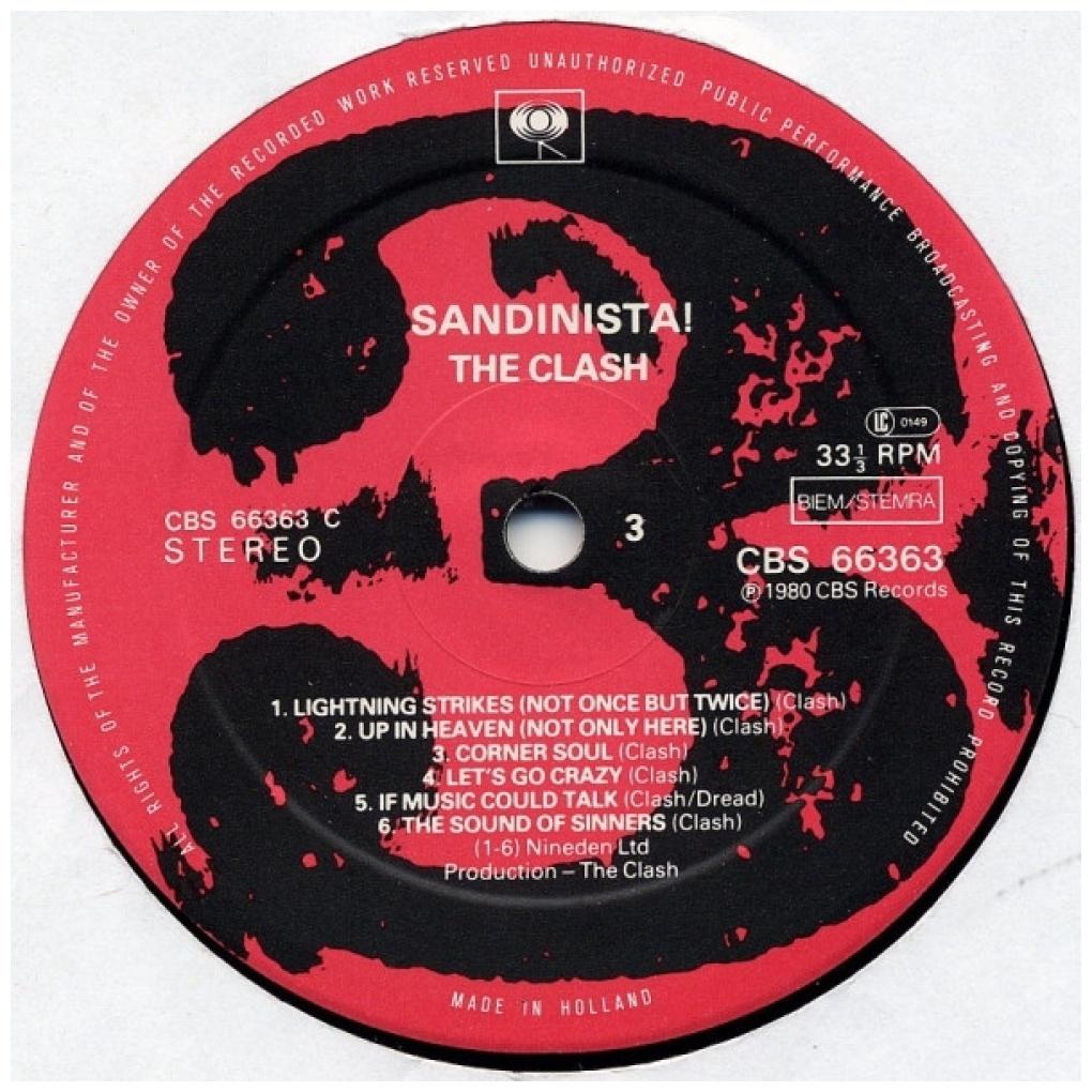 THE CLASH - SANDINISTA! | VINILO USADO