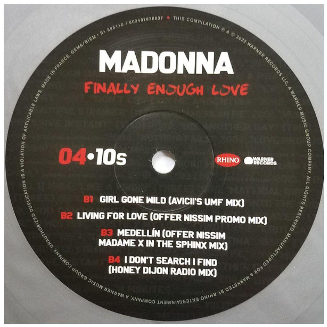 MADONNA - FINALLY ENOUGH LOVE 1S REMIXED (2LP) | VINILO