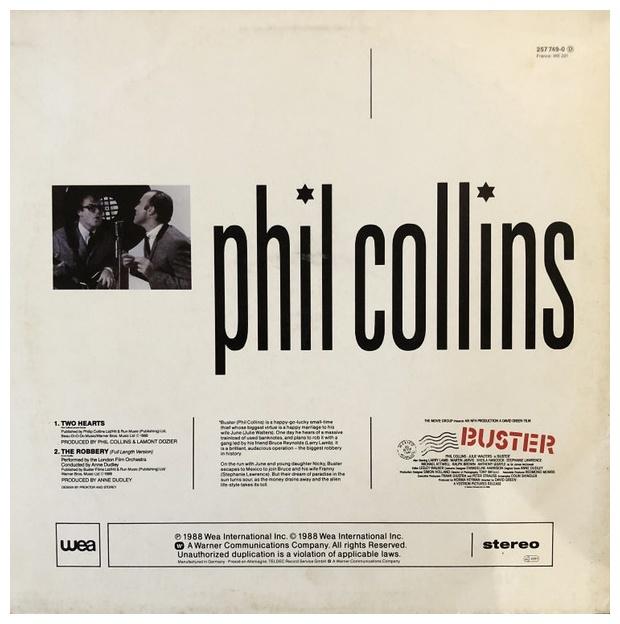 PHIL COLLINS - TWO HEARTS | 12" MAXI SINGLE USADO