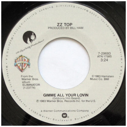ZZ TOP - GIMME ALL YOUR LOVIN | 7" SINGLE USADO