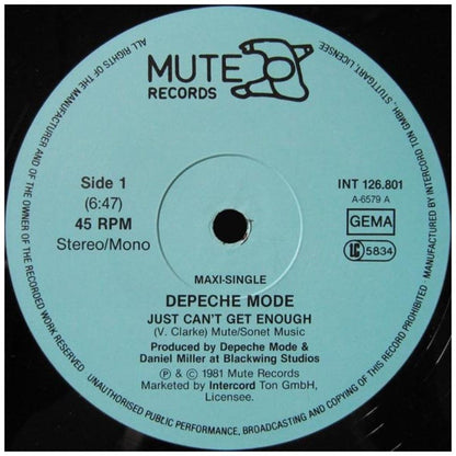 DEPECHE MODE - JUST CAN'T GET ENOUGH | 12" MAXI SINGLE VINILO USADO
