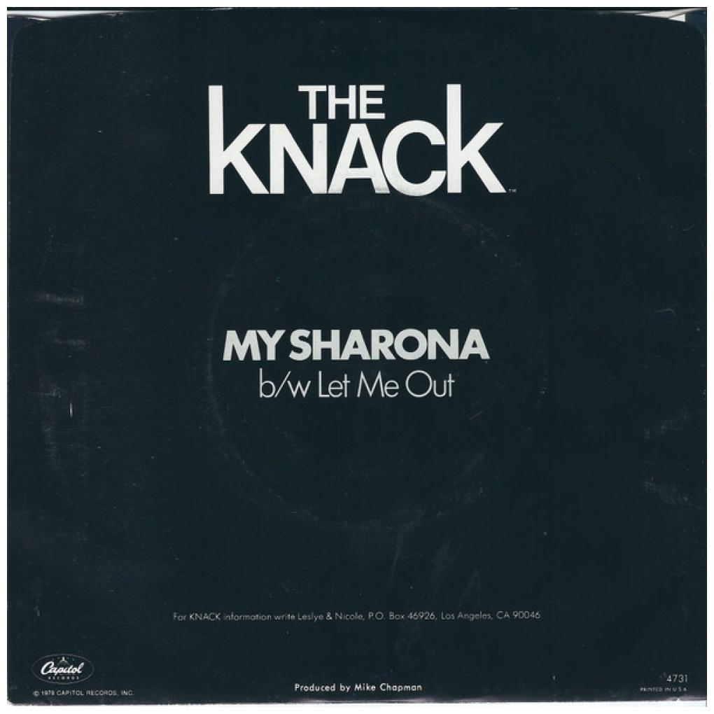 THE KNACK - MY SHARONA | 7" SINGLE USADO