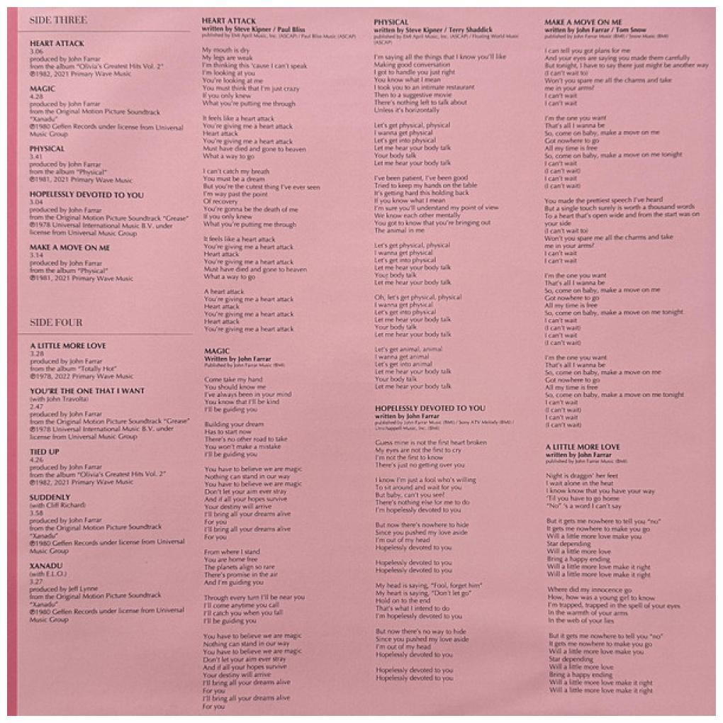 OLIVIA NEWTON JOHN - GREATEST HITS 1971-1982 (2LP) (PINK/BLUE VINYL) | VINILO