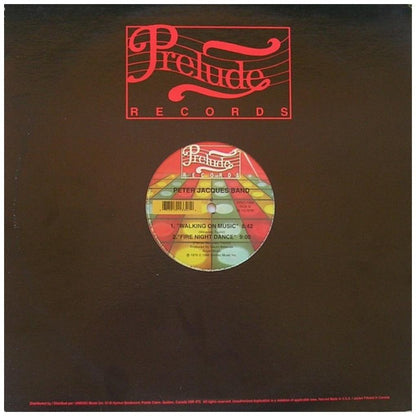 MACHO/PETER JACQUES BAND - I'M A MAN/WALKING ON MUSIC | 12'' MAXI SINGLE USADO