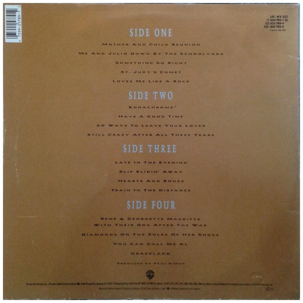 PAUL SIMON - NEGOTIATIONS AND LOVE SONGS: 1971-1986 (2LP) | VINILO USADO
