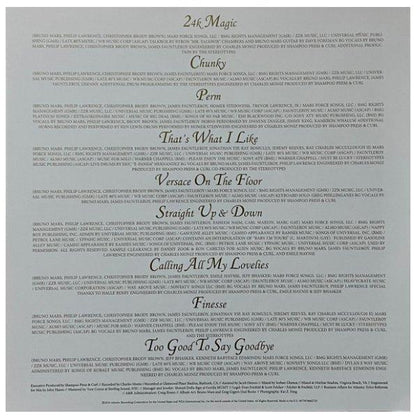 BRUNO MARS - XXIV MAGIC (GOLD VINYL) | VINILO